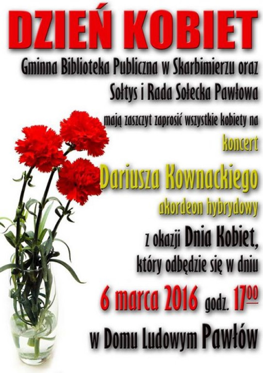 Weekendowy Informator Imprezowy 04-06.03.2016 - DZIEŃ KOBIET!