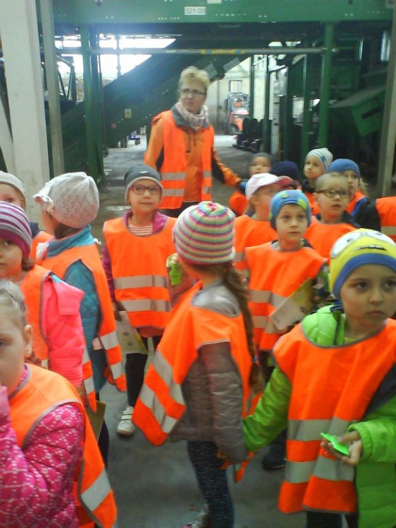Przedszkolaki z Olszanki z  wizytą w Zakładzie Gospodarowania Odpadami w Gać