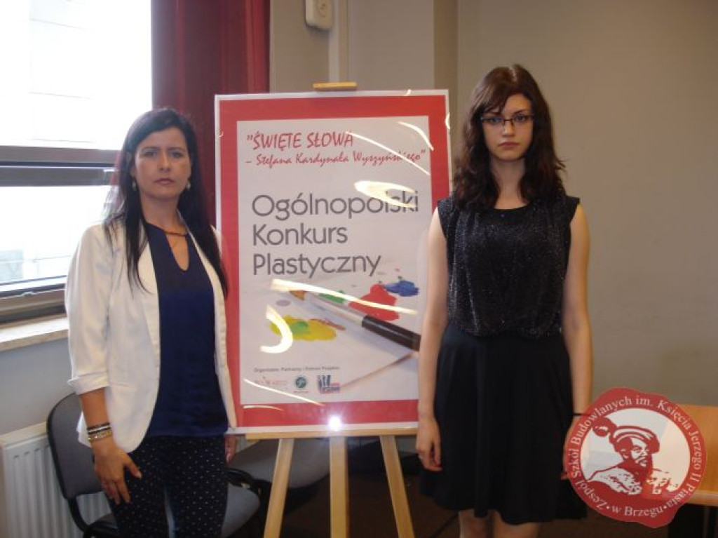 Wiktoria Kamińska z Zespołu Szkół Budowlanych w Brzegu wygrywa ogólnopolski konkurs plastyczny