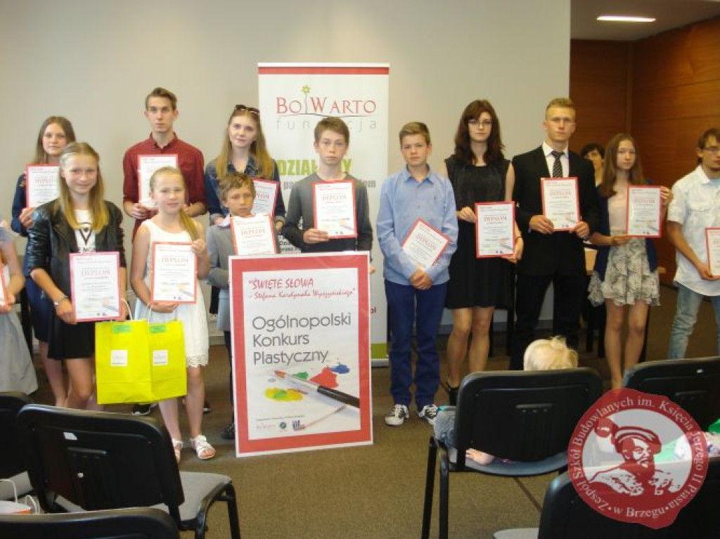 Wiktoria Kamińska z Zespołu Szkół Budowlanych w Brzegu wygrywa ogólnopolski konkurs plastyczny