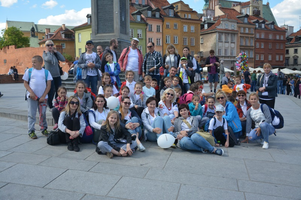 Wycieczka klasy III a z rodzicami do Warszawy