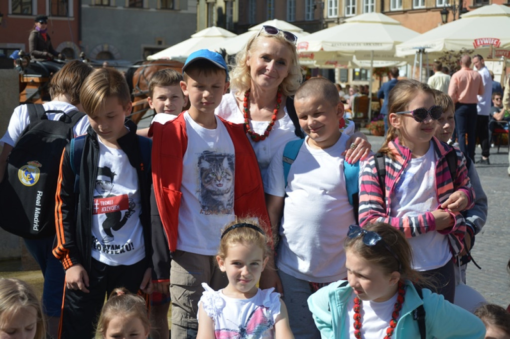 Wycieczka klasy III a z rodzicami do Warszawy