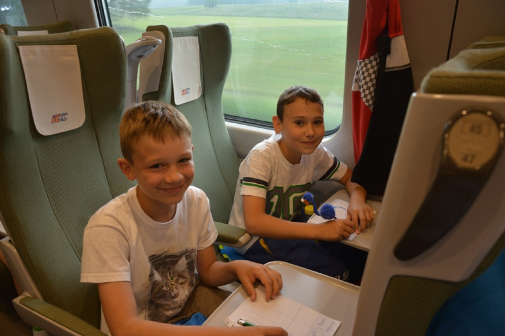 Wycieczka klasy III a z rodzicami do Warszawy