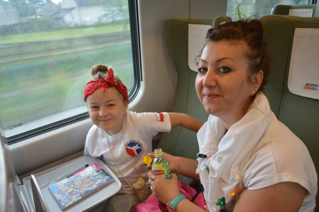 Wycieczka klasy III a z rodzicami do Warszawy