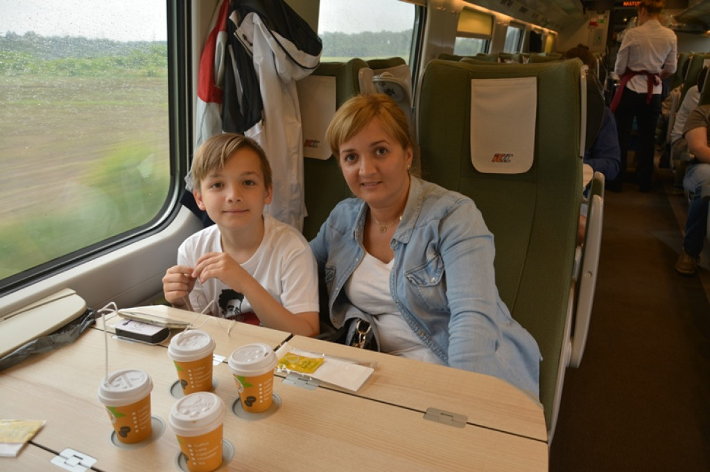 Wycieczka klasy III a z rodzicami do Warszawy