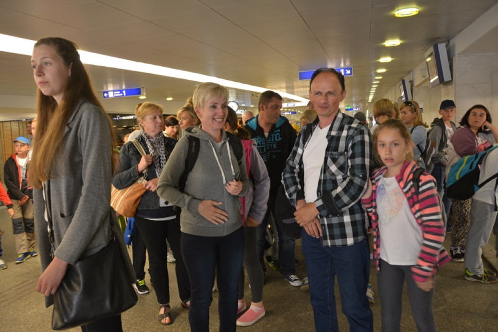 Wycieczka klasy III a z rodzicami do Warszawy