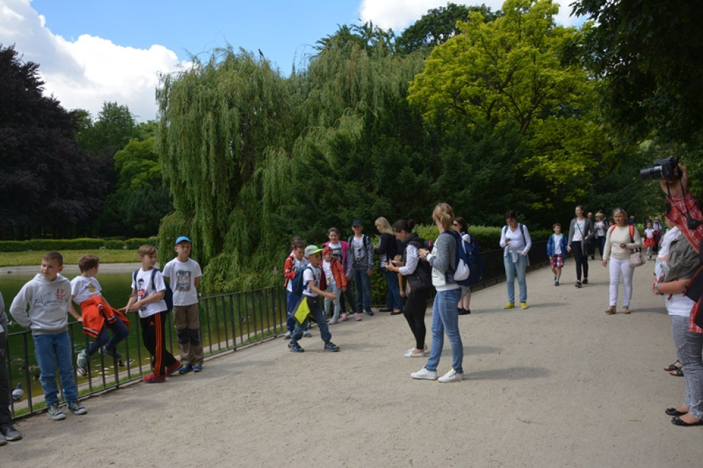 Wycieczka klasy III a z rodzicami do Warszawy