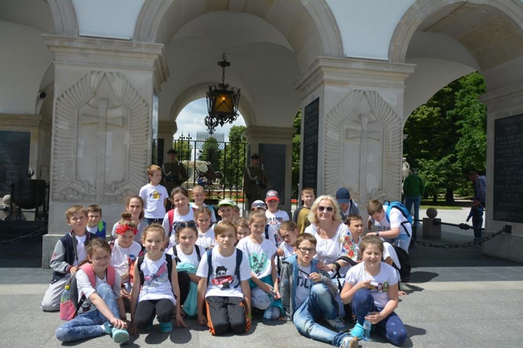 Wycieczka klasy III a z rodzicami do Warszawy