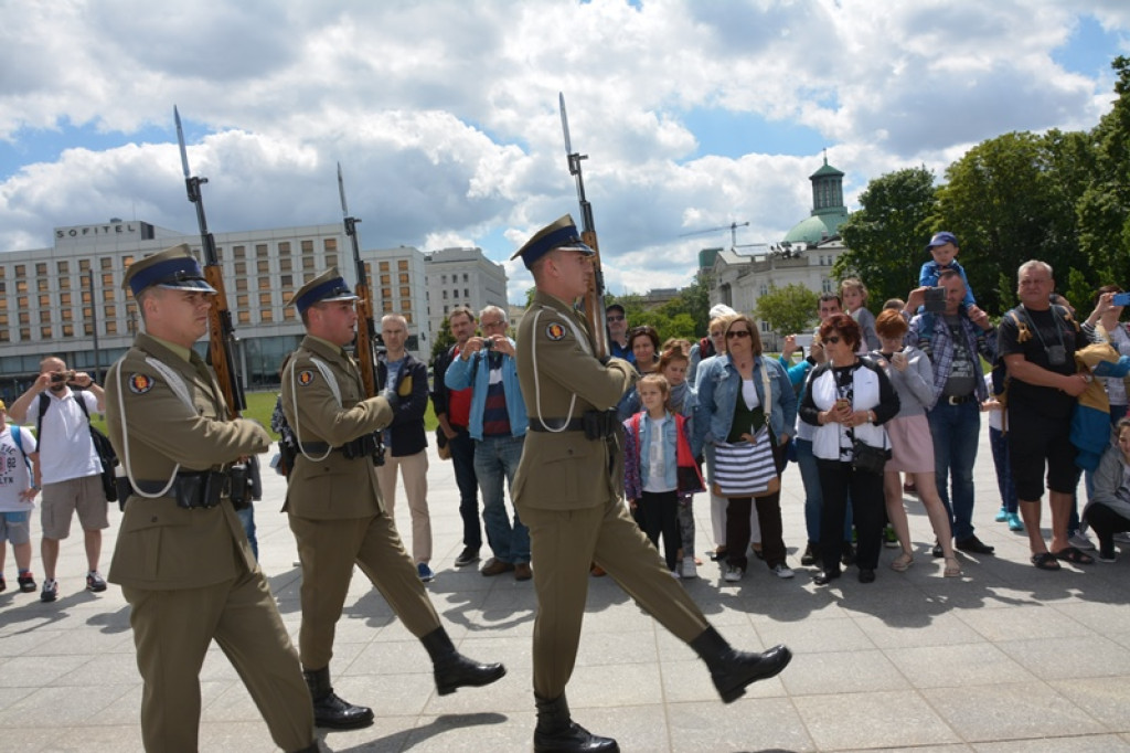 Wycieczka klasy III a z rodzicami do Warszawy