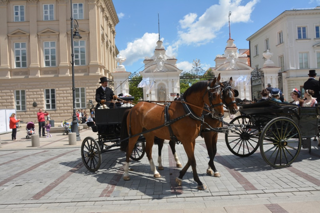 Wycieczka klasy III a z rodzicami do Warszawy