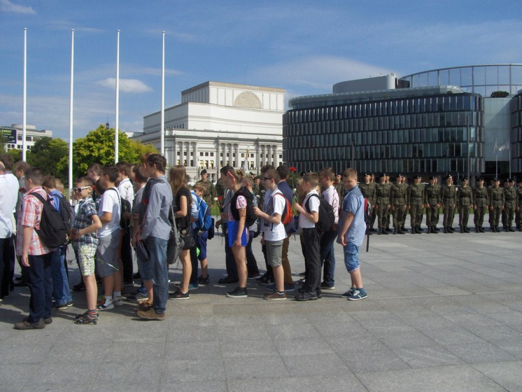 Lekcja patriotyzmu w Warszawie