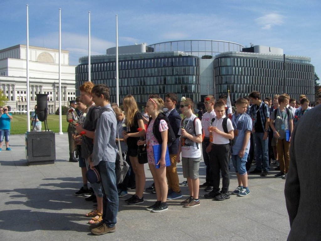 Lekcja patriotyzmu w Warszawie