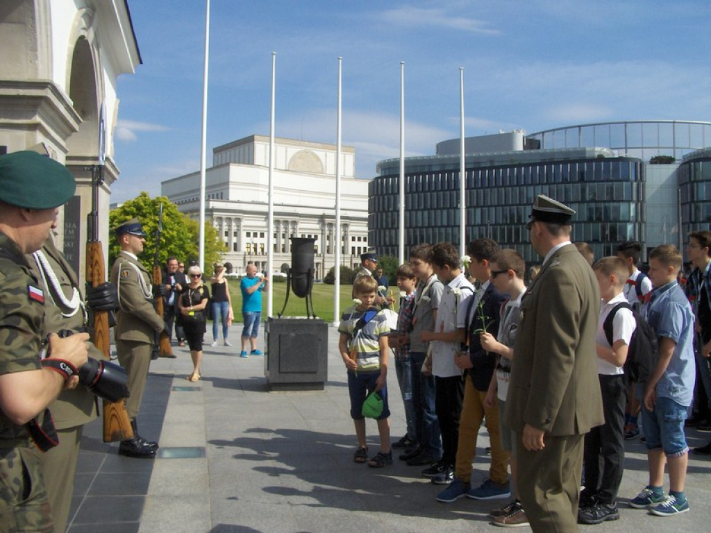 Lekcja patriotyzmu w Warszawie