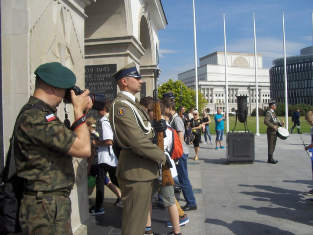Lekcja patriotyzmu w Warszawie
