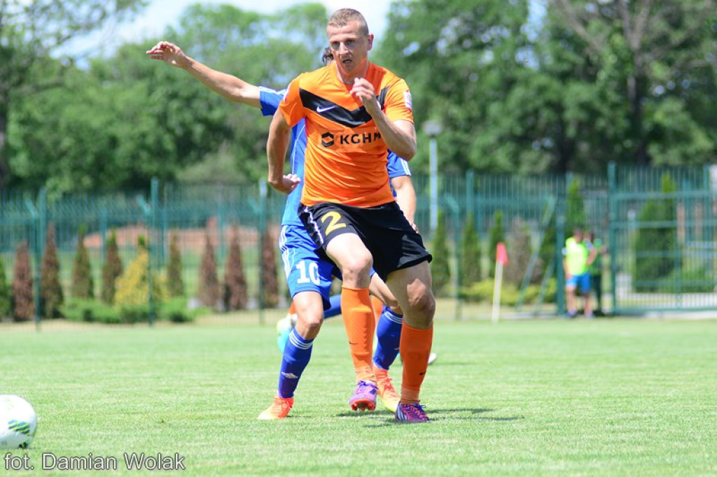 Mecz kontrolny Ruchu Chorzów z Zagłębiem Lubin w Grodkowie