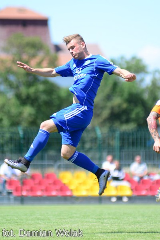 Mecz kontrolny Ruchu Chorzów z Zagłębiem Lubin w Grodkowie