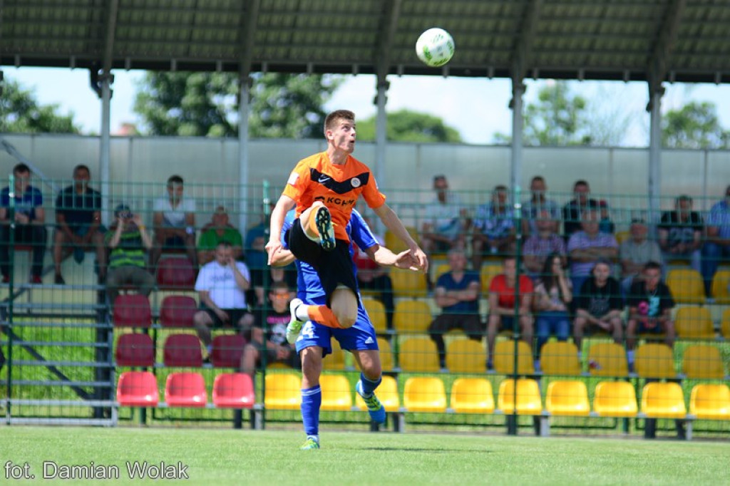 Mecz kontrolny Ruchu Chorzów z Zagłębiem Lubin w Grodkowie
