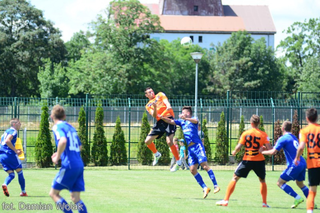 Mecz kontrolny Ruchu Chorzów z Zagłębiem Lubin w Grodkowie