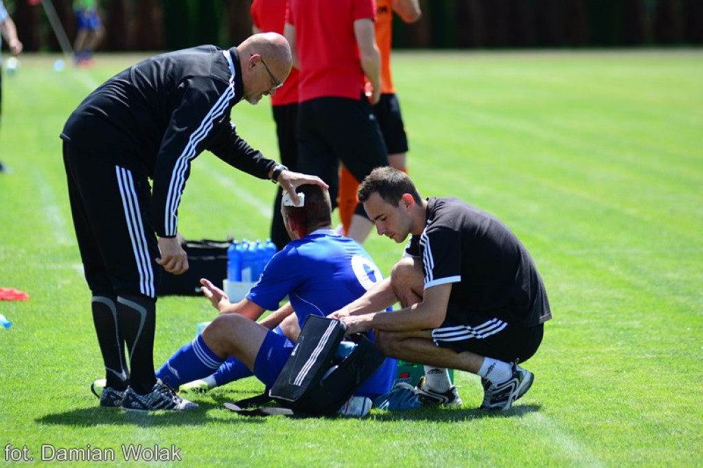 Mecz kontrolny Ruchu Chorzów z Zagłębiem Lubin w Grodkowie