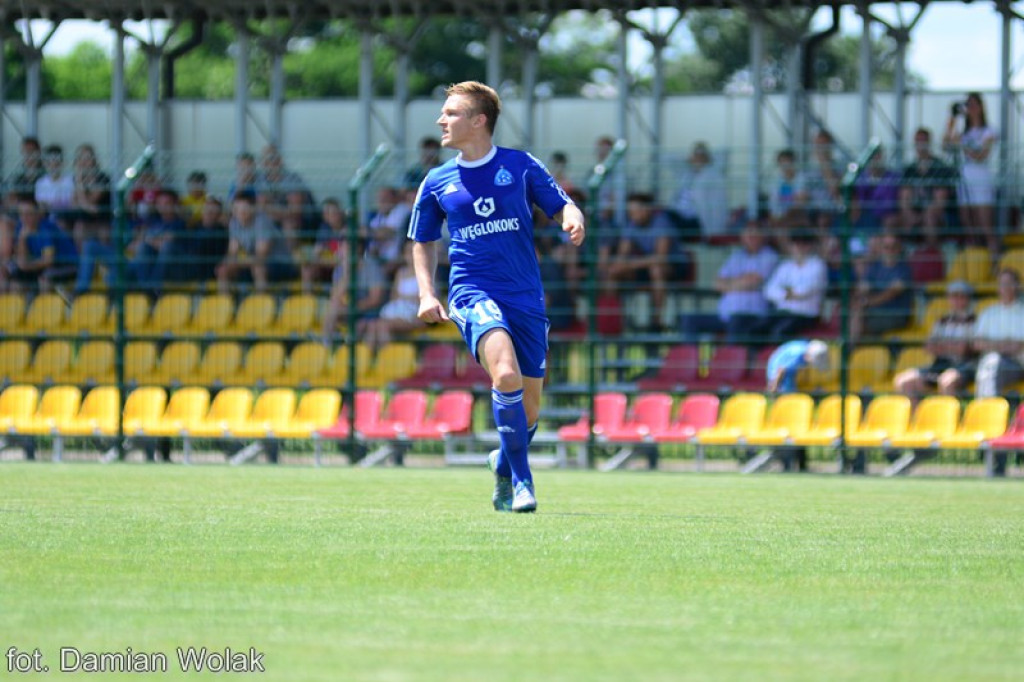 Mecz kontrolny Ruchu Chorzów z Zagłębiem Lubin w Grodkowie