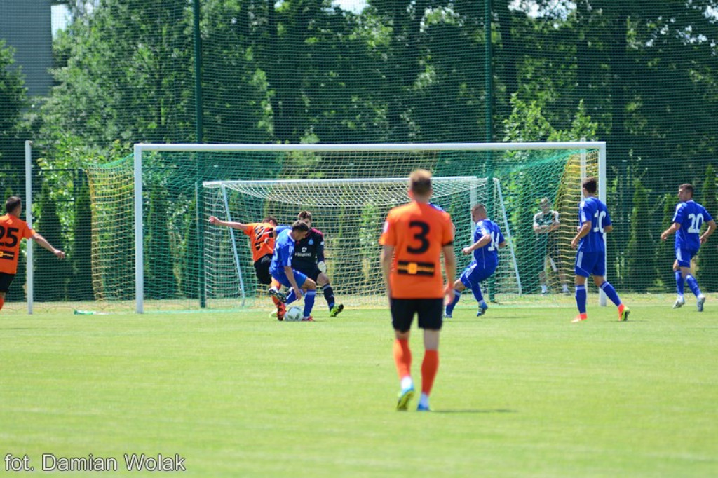 Mecz kontrolny Ruchu Chorzów z Zagłębiem Lubin w Grodkowie