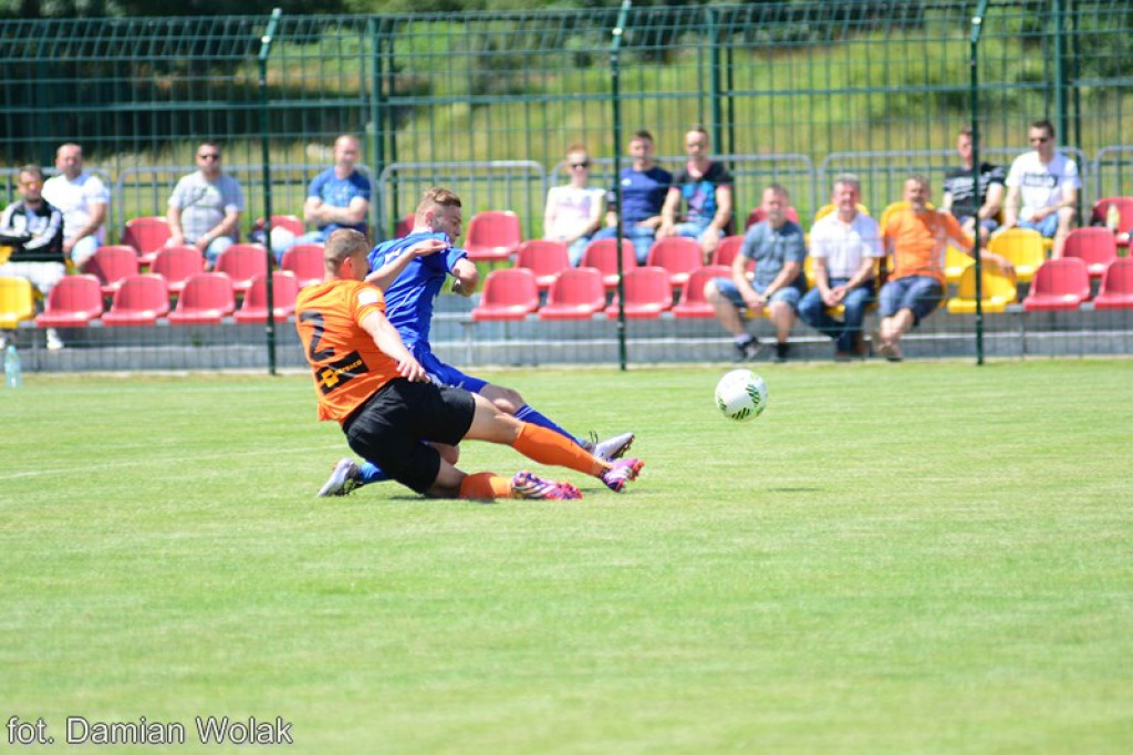 Mecz kontrolny Ruchu Chorzów z Zagłębiem Lubin w Grodkowie