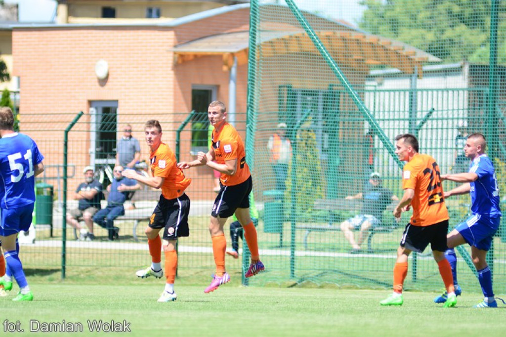 Mecz kontrolny Ruchu Chorzów z Zagłębiem Lubin w Grodkowie