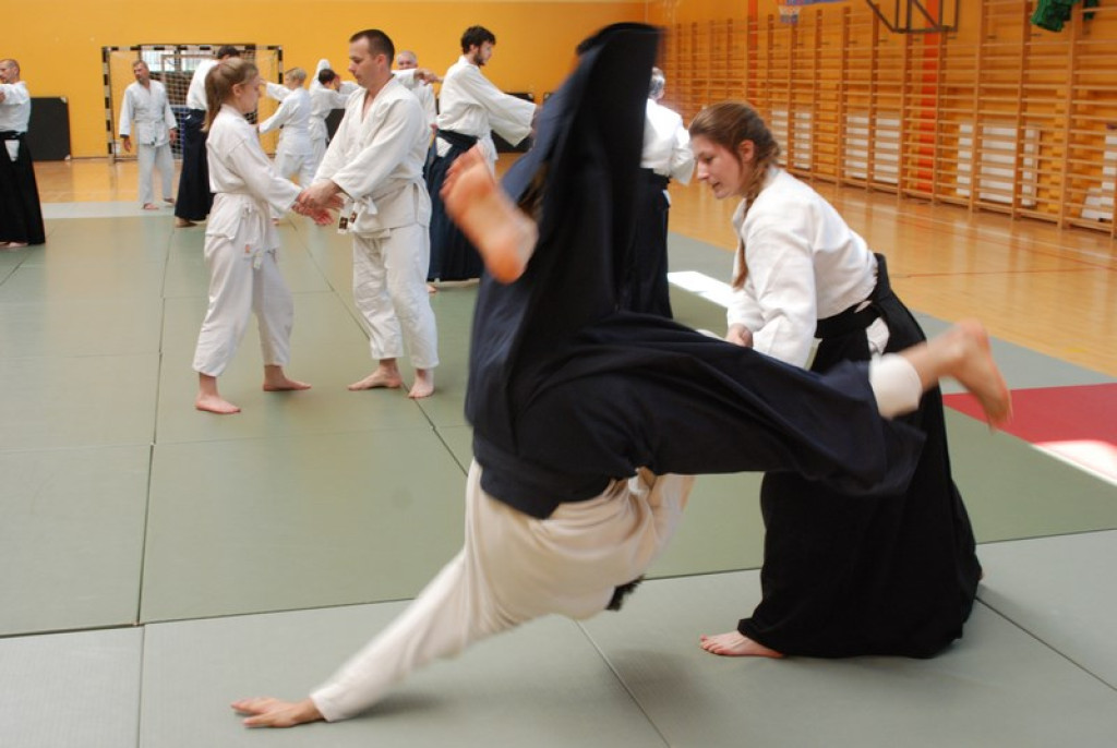 Herve Guenard poprowadził seminarium aikido w Brzegu