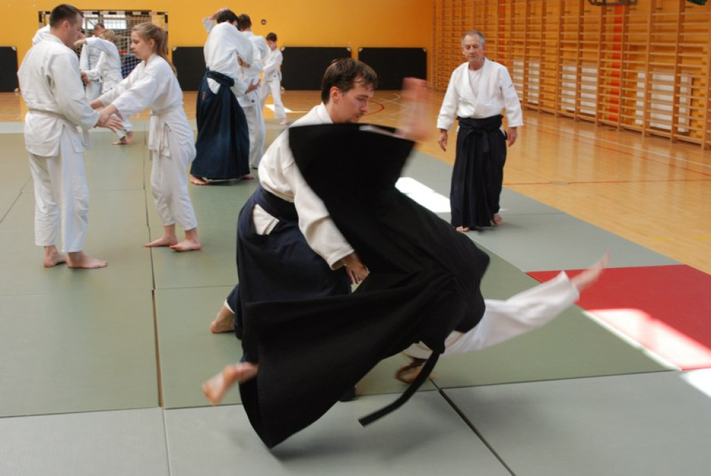 Herve Guenard poprowadził seminarium aikido w Brzegu