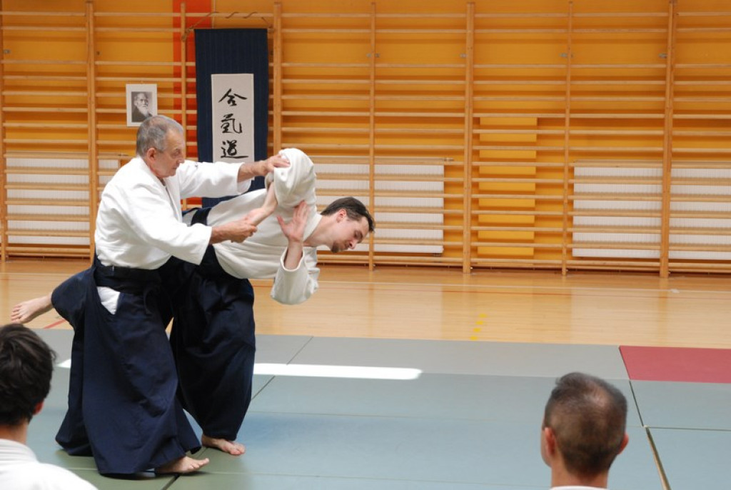 Herve Guenard poprowadził seminarium aikido w Brzegu