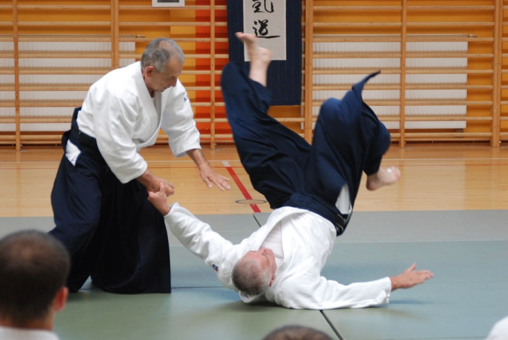 Herve Guenard poprowadził seminarium aikido w Brzegu