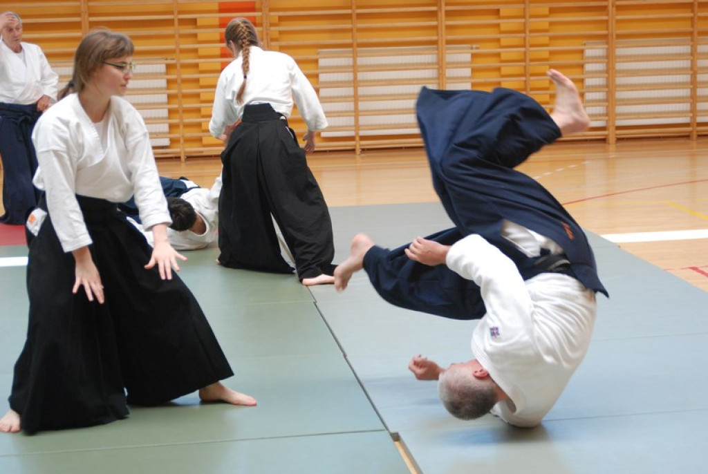 Herve Guenard poprowadził seminarium aikido w Brzegu