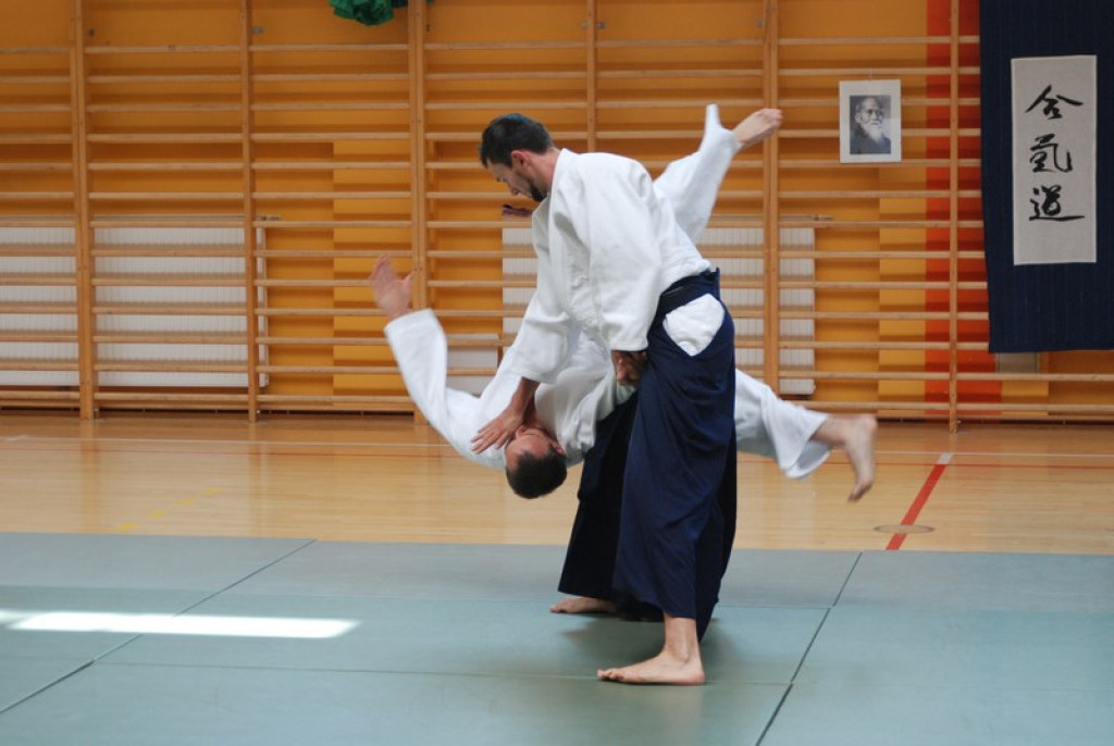 Herve Guenard poprowadził seminarium aikido w Brzegu