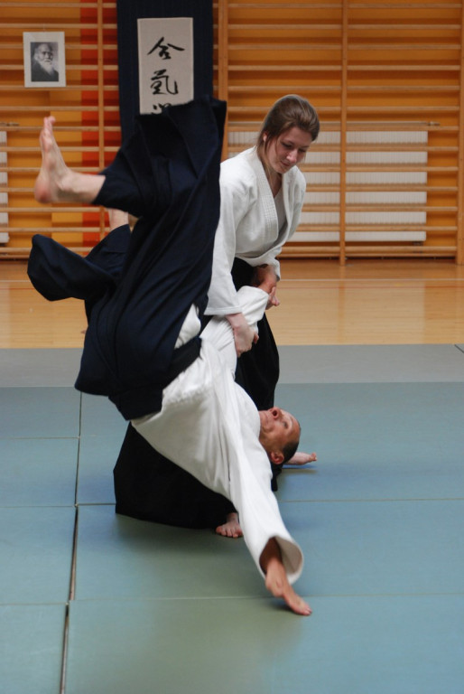 Herve Guenard poprowadził seminarium aikido w Brzegu