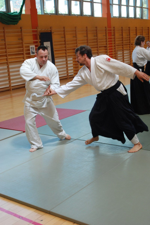 Herve Guenard poprowadził seminarium aikido w Brzegu