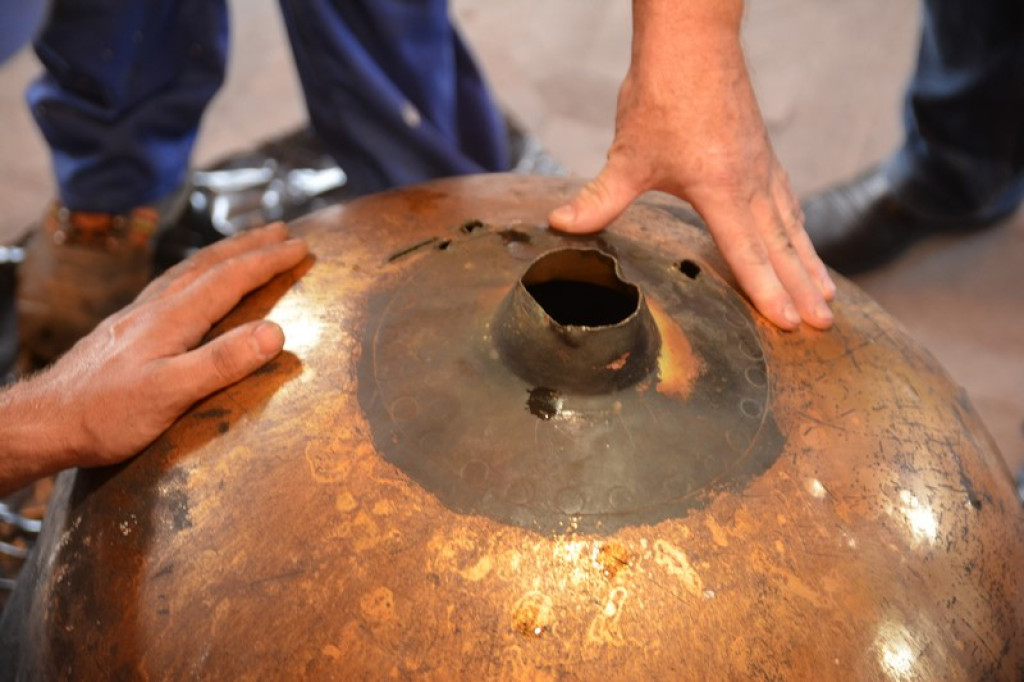 Zobacz co kryła w sobie kula wieży ratuszowej w Brzegu - Pierwsze zdjęcia