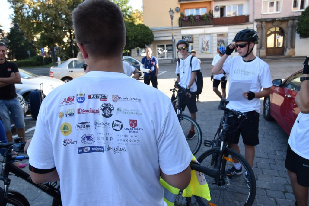 Rowerami z Brzegu do Mikołajek dla Sandry Borcuch