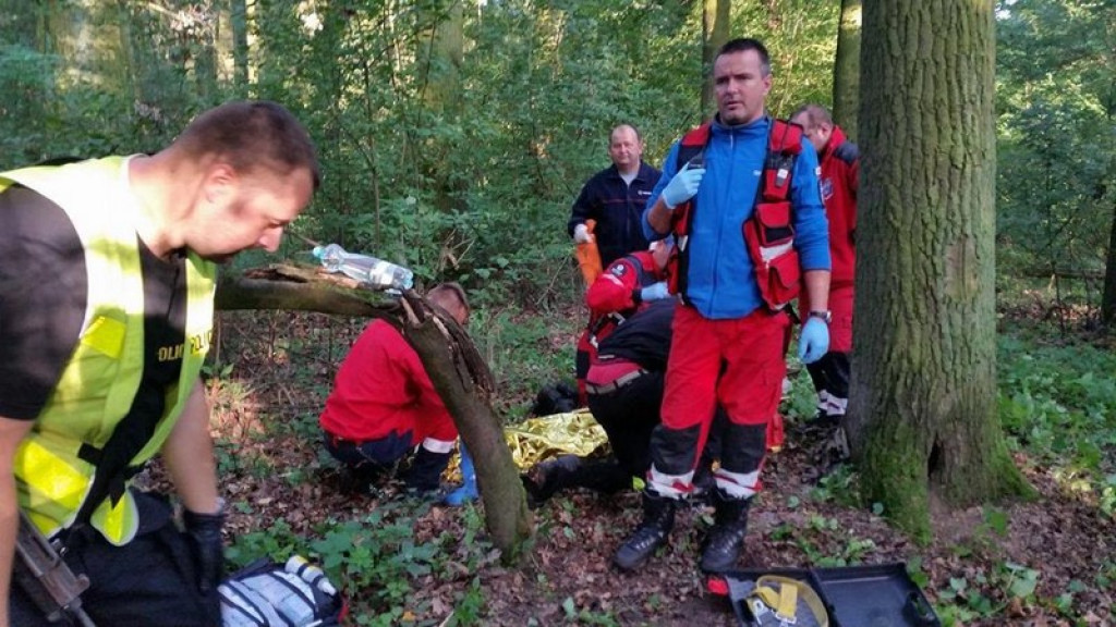 Pies Buddy z SPR OSP Lipki odnalazł zaginionego mężczyznę