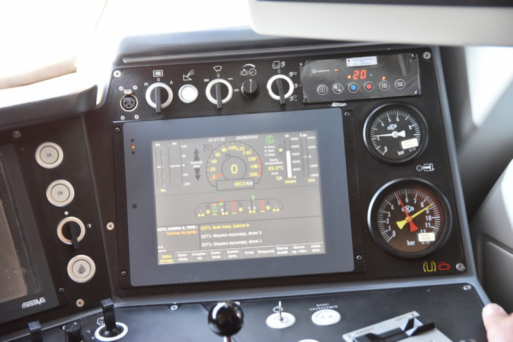 Impuls na terasie Opole - Brzeg rozwinął prędkość 162km/h