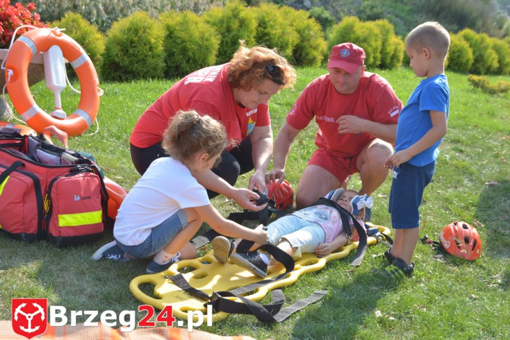 Przedszkolaki z Jedynki z wizytą w Przystani WOPR