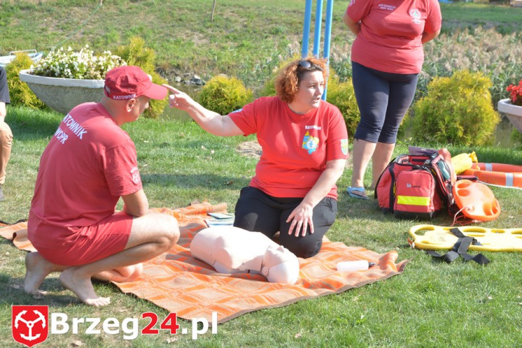 Przedszkolaki z Jedynki z wizytą w Przystani WOPR