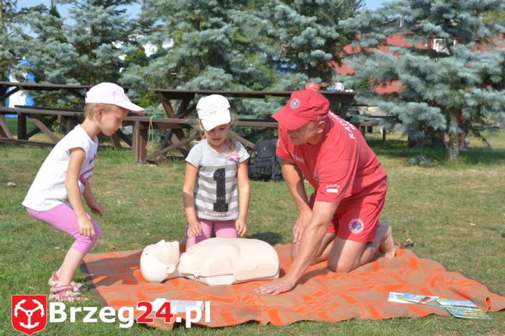 Przedszkolaki z Jedynki z wizytą w Przystani WOPR