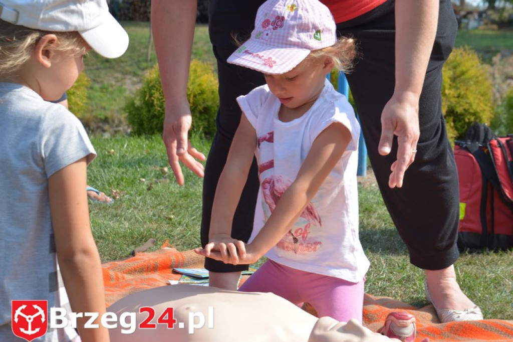 Przedszkolaki z Jedynki z wizytą w Przystani WOPR