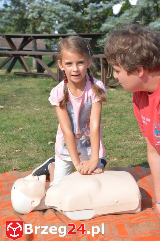 Przedszkolaki z Jedynki z wizytą w Przystani WOPR