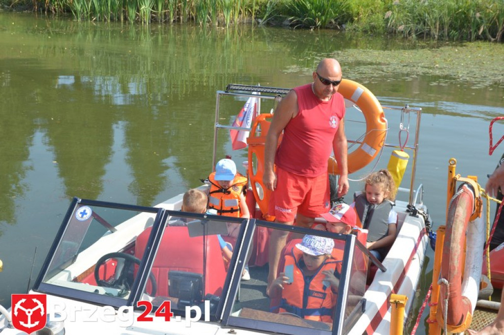 Przedszkolaki z Jedynki z wizytą w Przystani WOPR