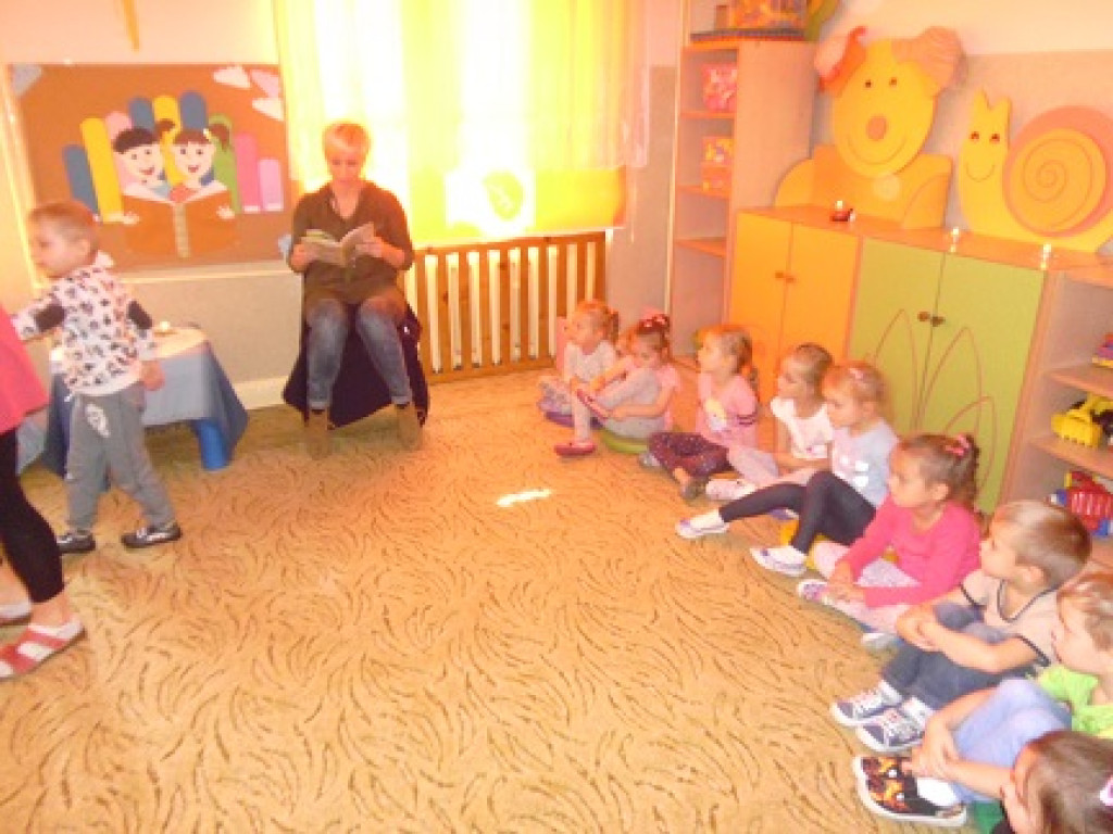 Bez czytania ani rusz - mali czytelnicy  w Przedszkolu nr 8