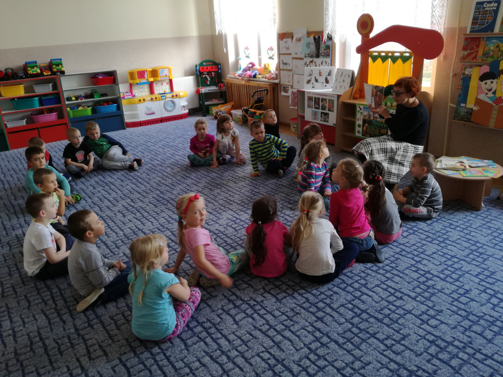 Bez czytania ani rusz - mali czytelnicy  w Przedszkolu nr 8