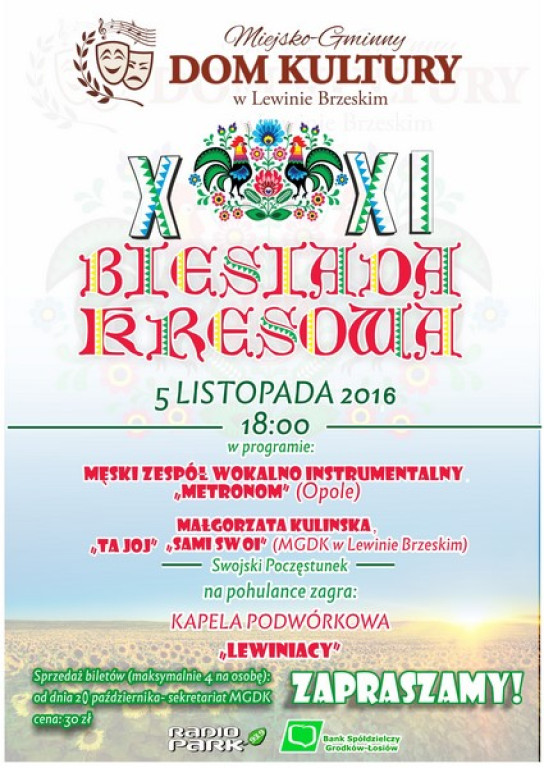 Weekendowy Informator Imprezowy 04-06.11.2016