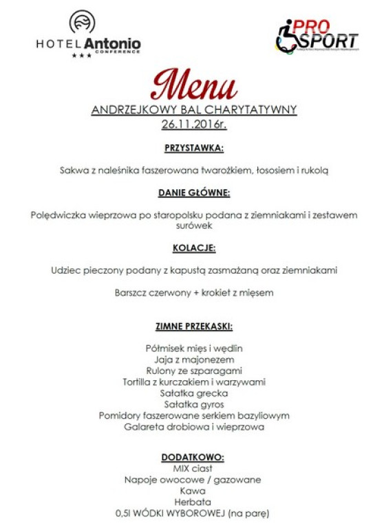 Bal Charytatywny w Skarbimierzu - są jeszcze wolne miejsca!