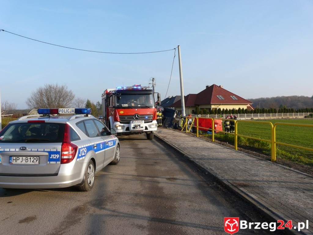 Śmiertelny wypadek w Brzegu na ulicy Małujowickiej [aktualizacja]